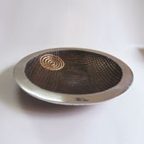 Circular Platter Spiral Black Copper
