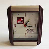 Promotional destop clock