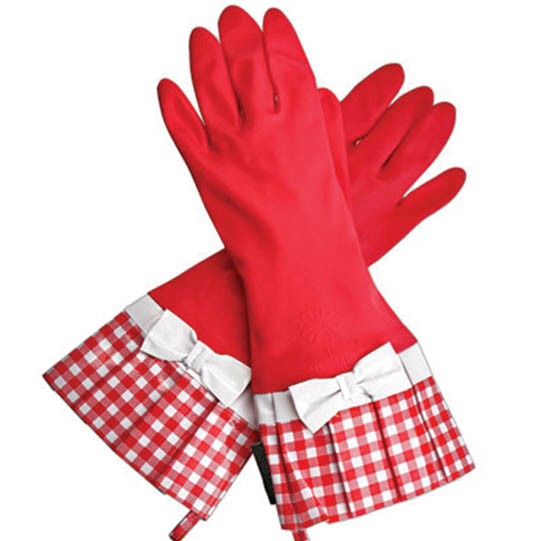 Printed fleece gloves